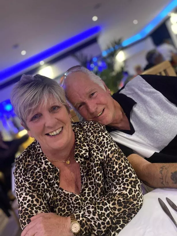 Alan Kirby with his partner Helen Whitemore