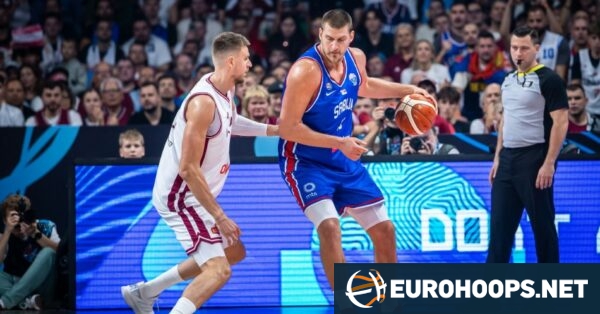 Jokic dominates against Porzingis, Serbia records narrow win over Latvia