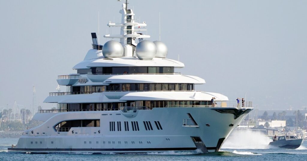 U.S. is auctioning off Russian oligarch's $325 million superyacht