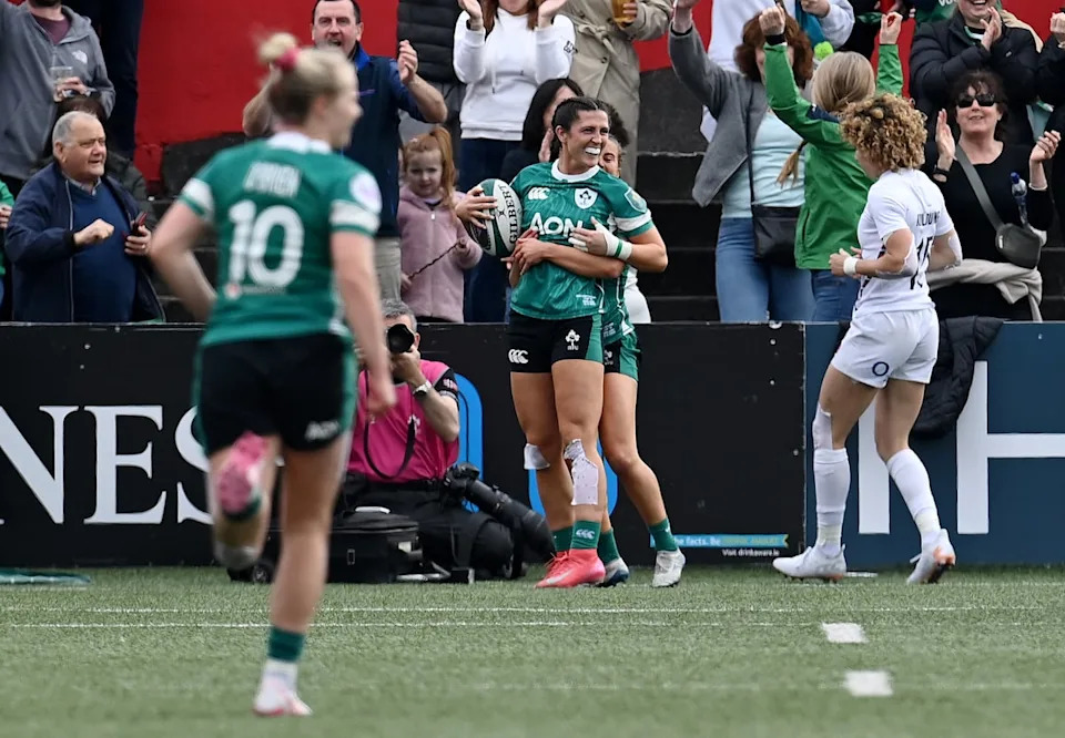 Amee-Leigh Costigan celebrates (Getty Images)