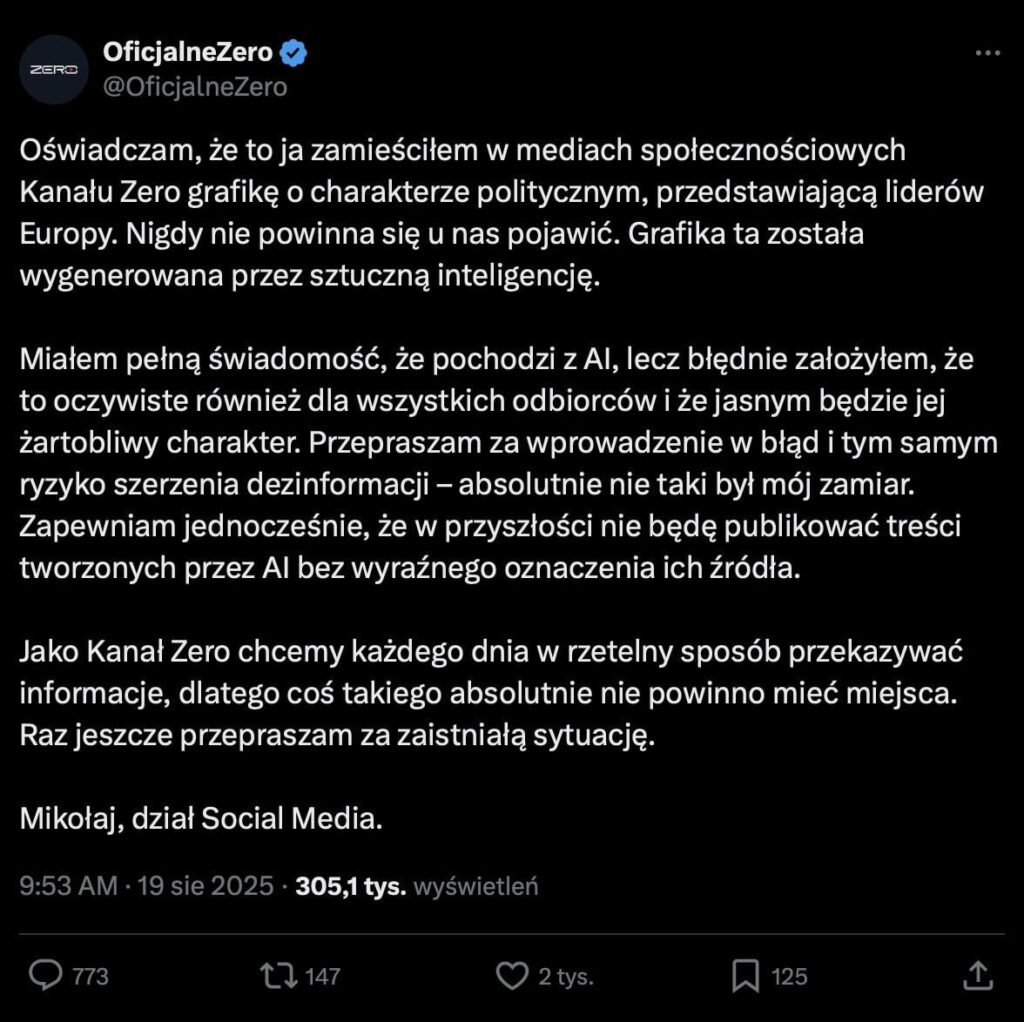 Zero channel and their "apology" for spreading Russian disinformation