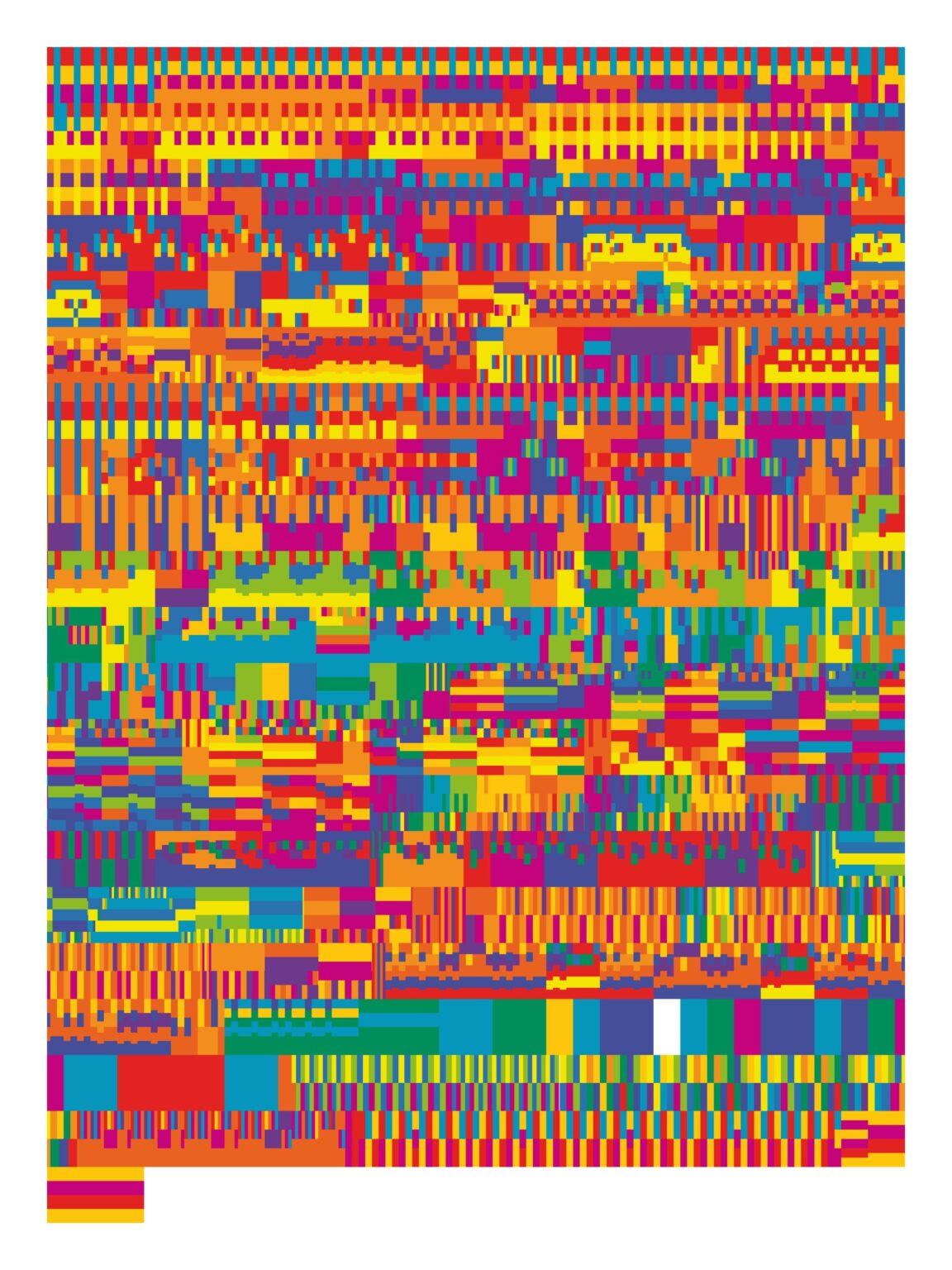 [OC] Music composition, Ravel: Gaspard de la nuit, No. 1 “Ondine” mapped in color