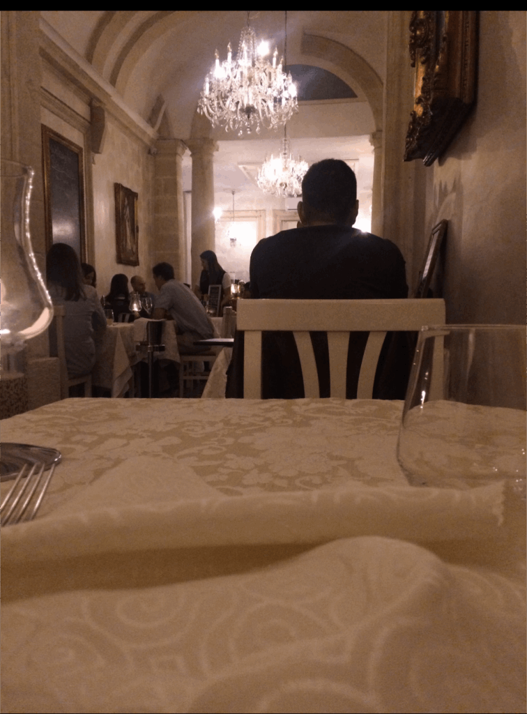 Detective work to find restaurant, Valetta