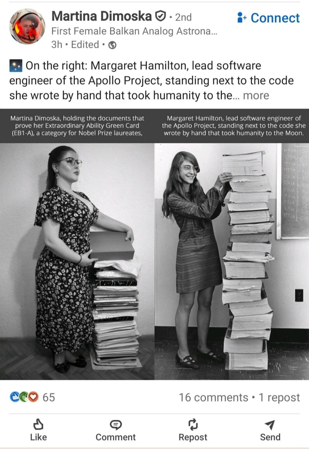 Gagarin and Armstrong can only water wear