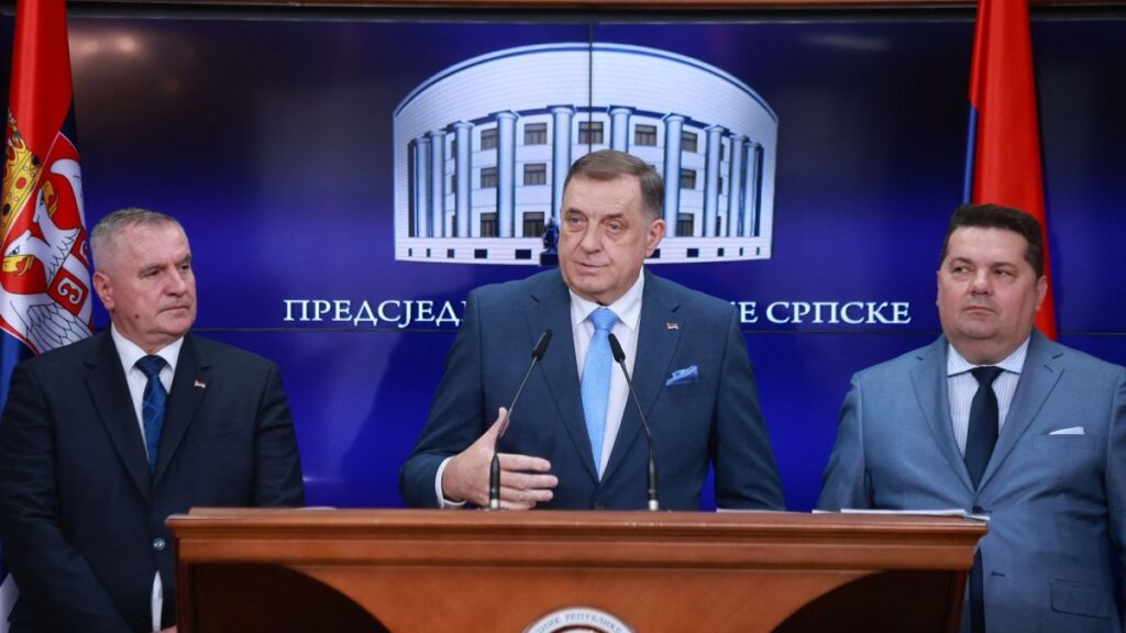 Bosnian Serb prime minister steps down as political turmoil deepens