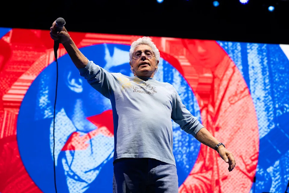The Who perform at the Prudential Center in Newark, N.J. as part of 