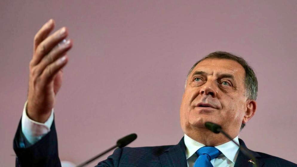 ARCHIVE - The Bosnian Serb leader Milorad Dodik. Photo: Darko Vojinovic/AP/dpa/Archive photo