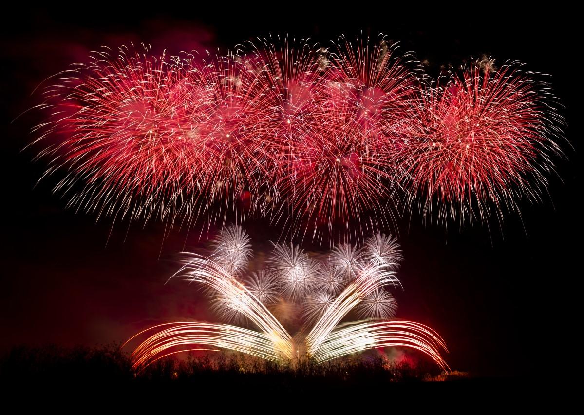 The <em>Tower of Light</em> fireworks spectacle. Photo: Shutterstock.com