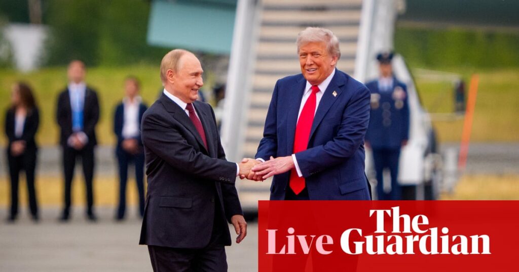 Trump and Putin begin pivotal summit on Ukraine war in Alaska – live updates | Russia