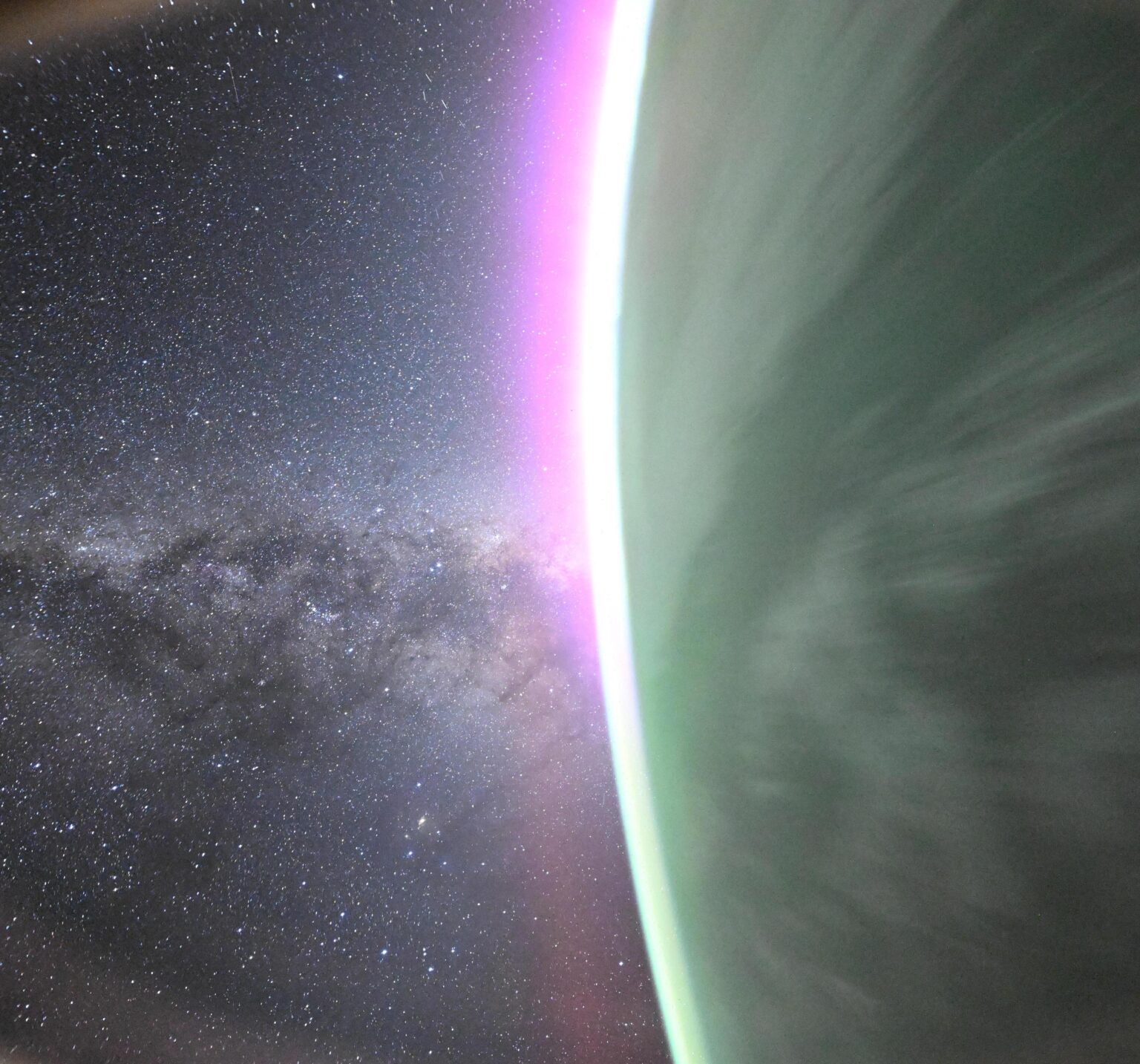 Photographing the Milky Way from the ISS
