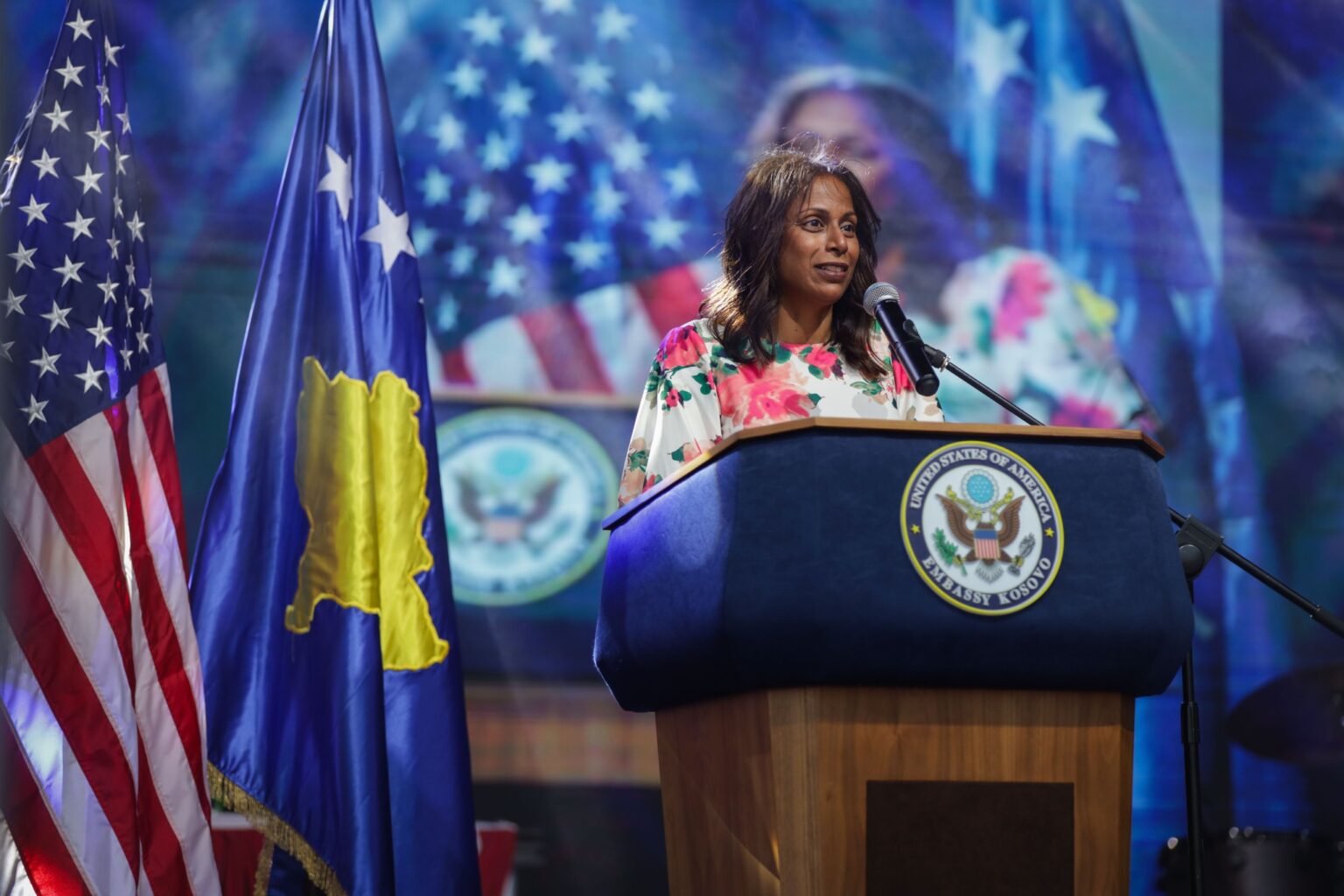 "The Trump administration has been clear," Prattipati responds about the approach the US will have in Kosovo