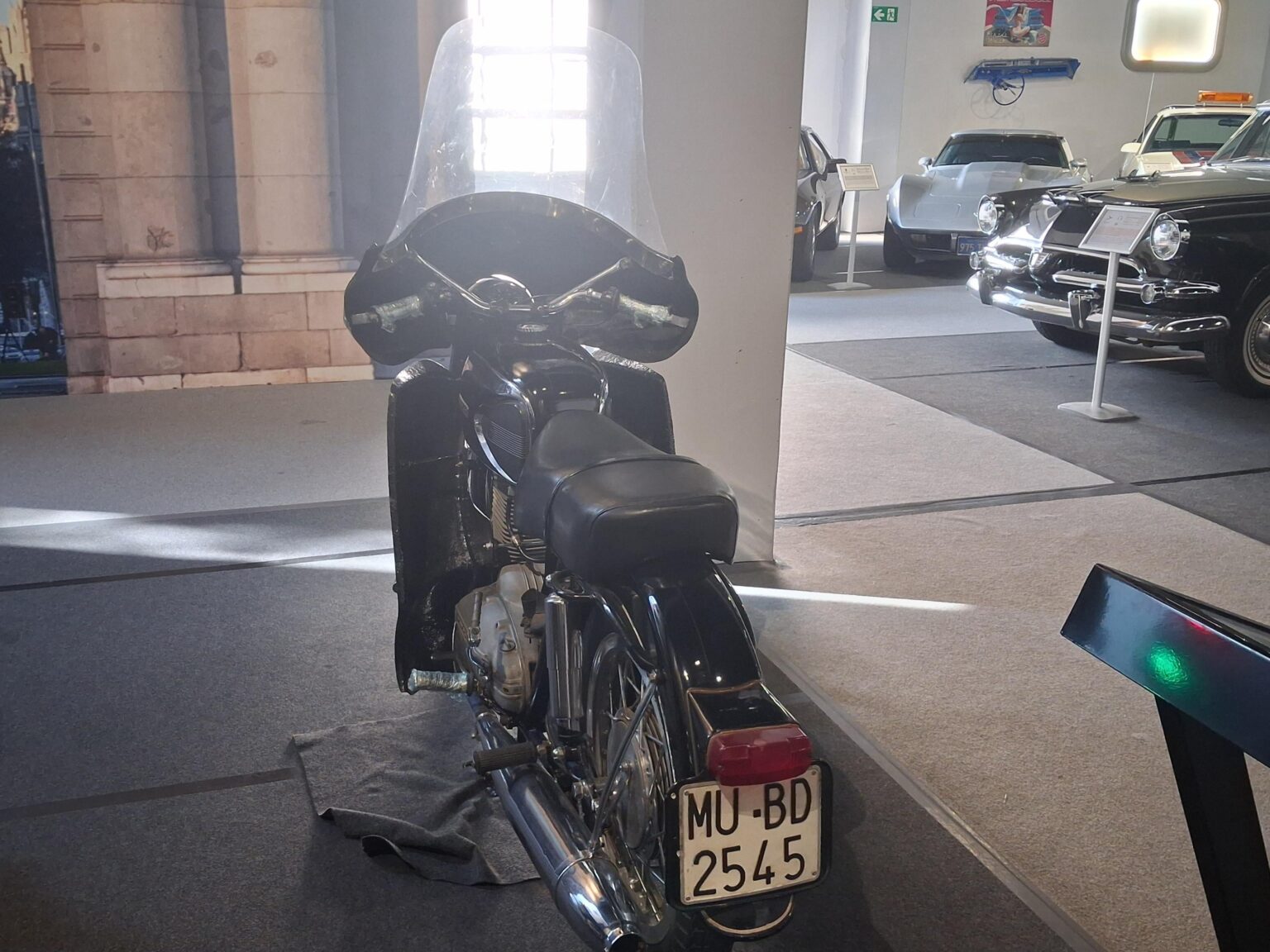 The motorcycle used by Francisco Franco's escorts. I think the brand is BMW R71