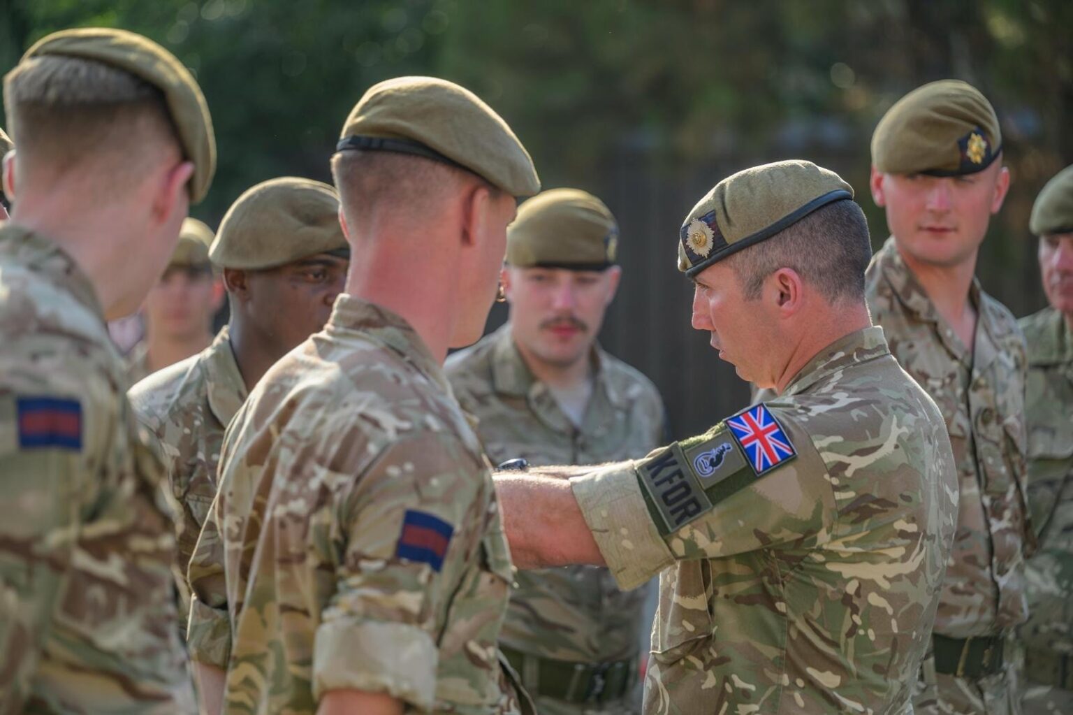 A contingent of NATO reserve forces lands in Kosovo, KFOR: The Scots Guard will stay temporarily for training