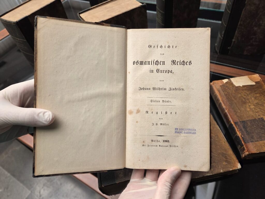 The "History of the Ottoman Empire in Europe" collection at the National Library of Kosovo