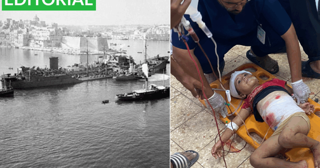 Two sieges, 80 years apart