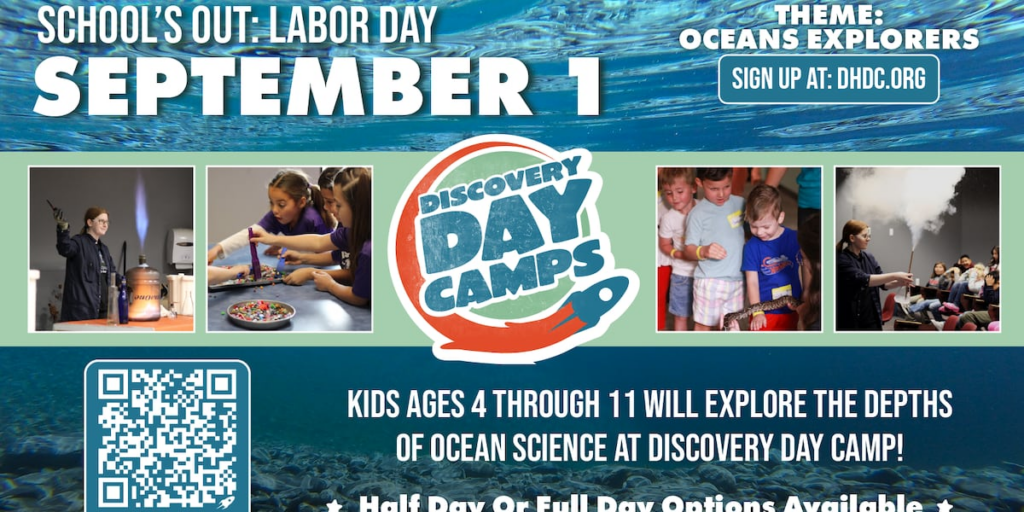 Discovery Center to offer ocean science day camp for Labor Day Discovery Center to offer ocean science day camp for Labor Day