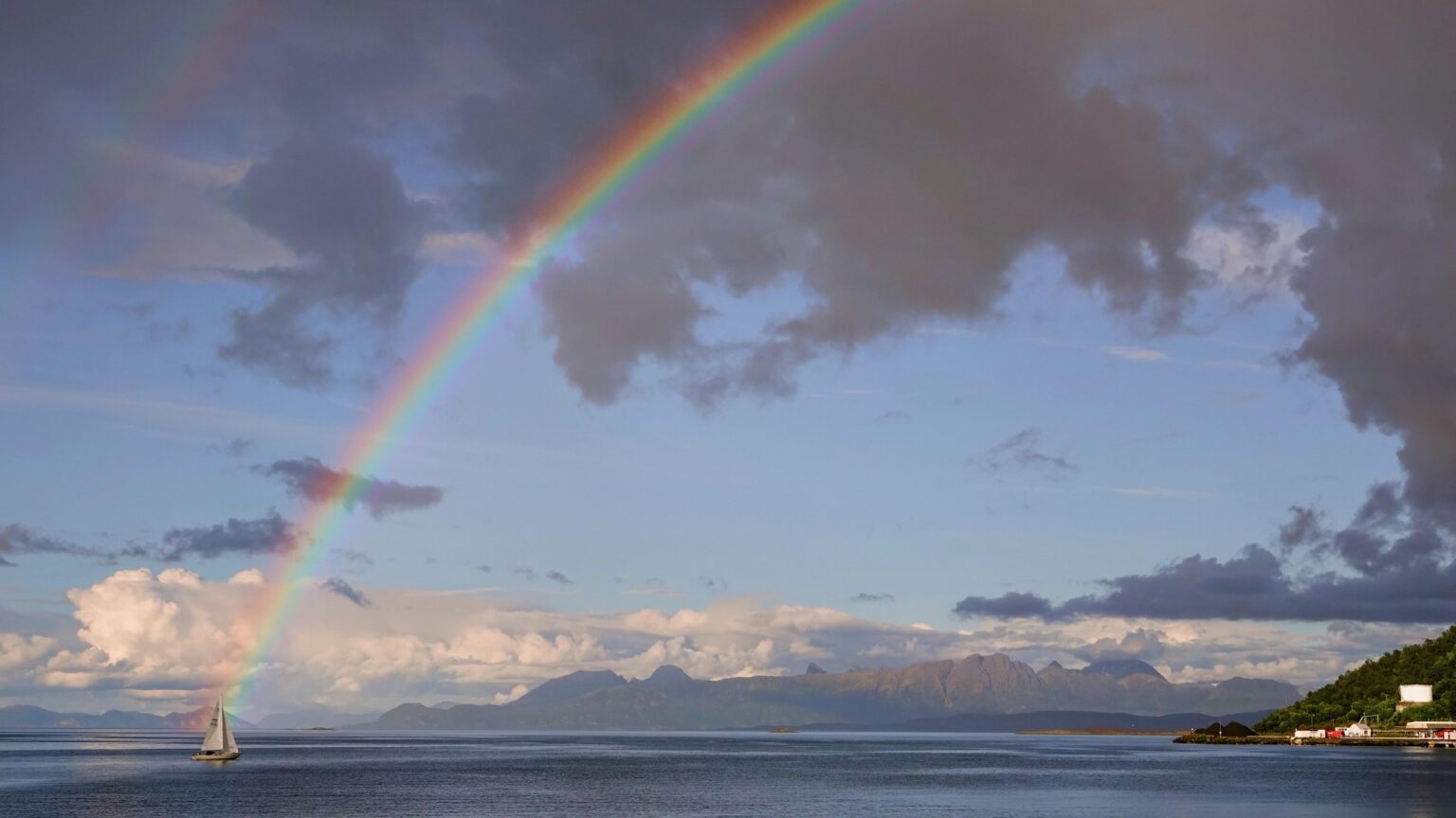 From Harstad Overlooking the Vågsfjord