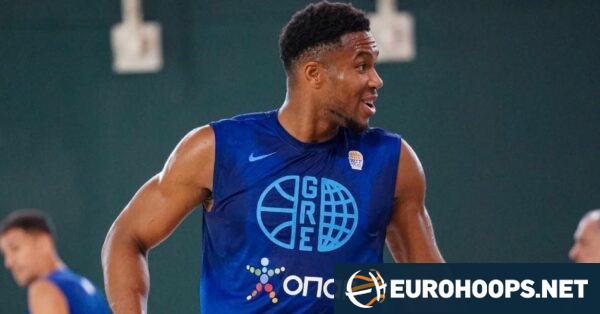 Giannis Antetokounmpo joins Greece's training camp ahead of EuroBasket
