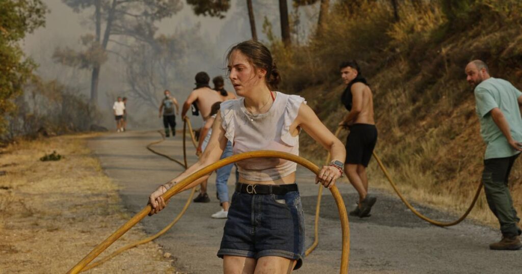 Greece, Spain and Portugal race to contain wildfires as EU steps up cross-border help | National News