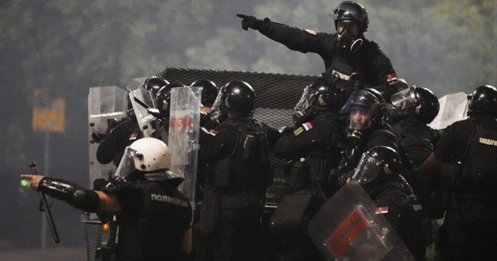 Serbia’s populist leader vows tough response to protesters following riots | Region Serbia's populist leader vows tough response to protesters following riots | Region