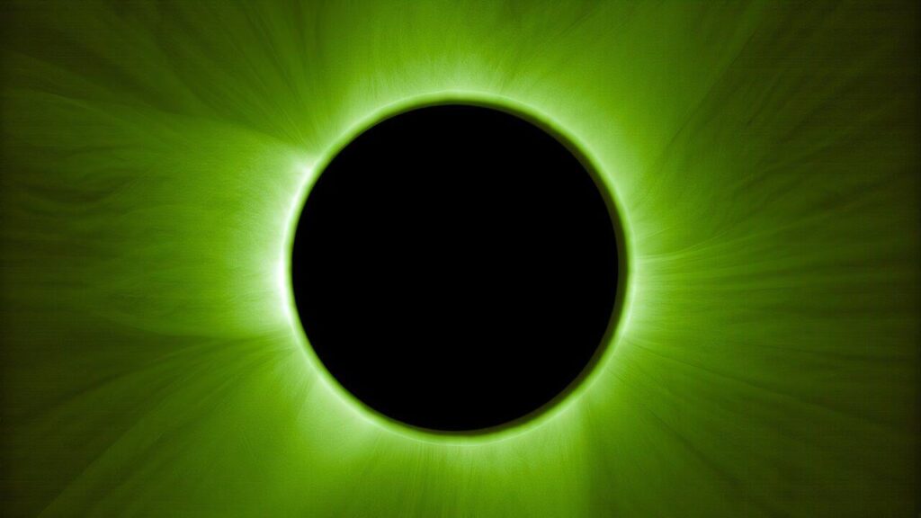 Two spacecraft fly precisely in line to imitate a solar eclipse, capture a stunning image and test new technology