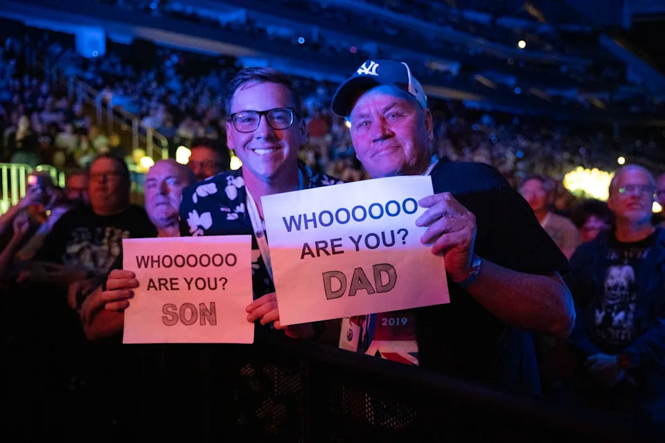 The Who perform at the Prudential Center in Newark, N.J. as part of 