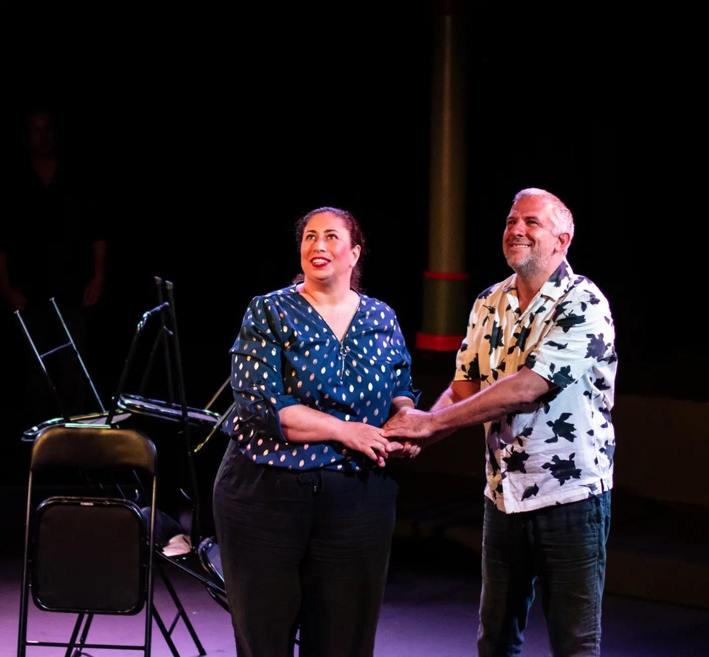 Simone Ellul in last year’s <em>Improvizza!</em> festival.
