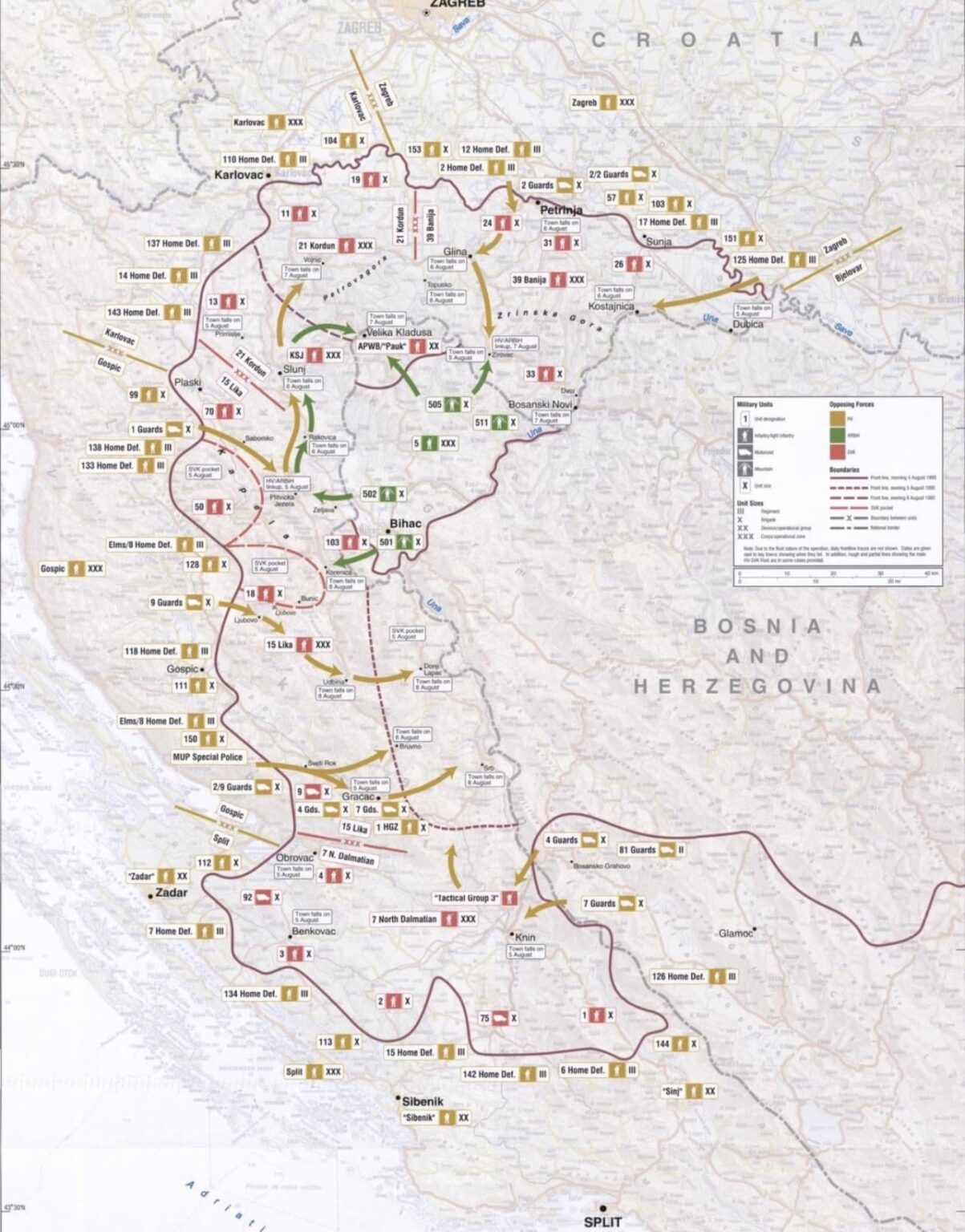 Participation 5. ArbiH Corps in Operation Storm