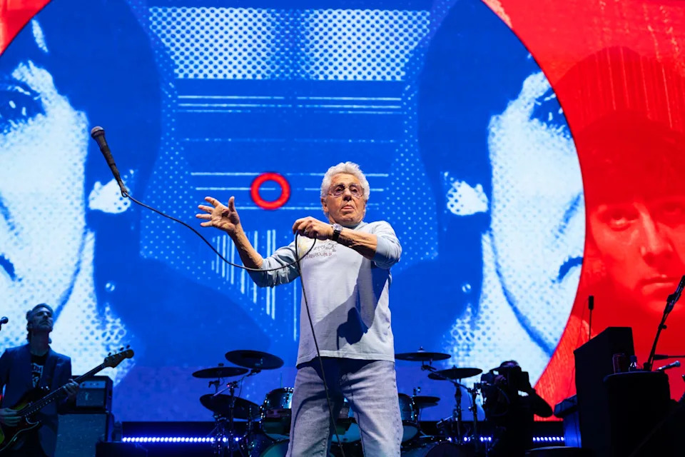 The Who perform at the Prudential Center in Newark, N.J. as part of 