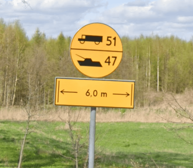 I clicked around Streetview around the border with the Královecký country and I came across such a sign - what does it mean?