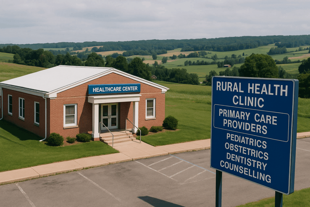 a rural healthcare clinic