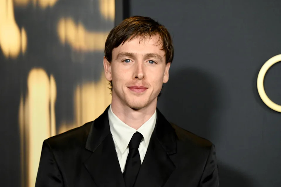 Harris Dickinson at the 15th Governors Awards held at the Ray Dolby Ballroom at Ovation Hollywood.<p><a href="https://www.gettyimages.com/detail/news-photo/harris-dickinson-at-the-15th-governors-awards-held-at-the-news-photo/2184704101" rel="nofollow noopener" target="_blank" data-ylk="slk:Gilbert Flores&sol;Variety via Getty Images;elm:context_link;itc:0;sec:content-canvas" class="link ">Gilbert Flores&sol;Variety via Getty Images</a></p>