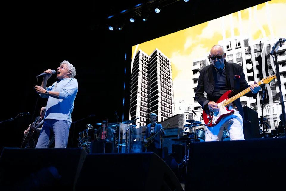 The Who perform at the Prudential Center in Newark, N.J. as part of 
