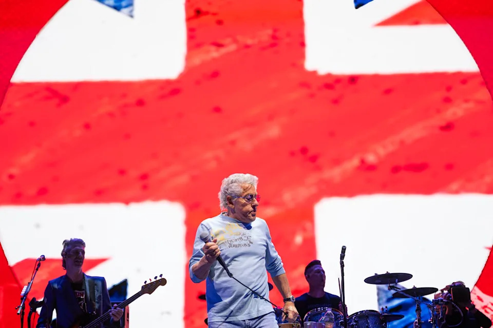The Who perform at the Prudential Center in Newark, N.J. as part of 