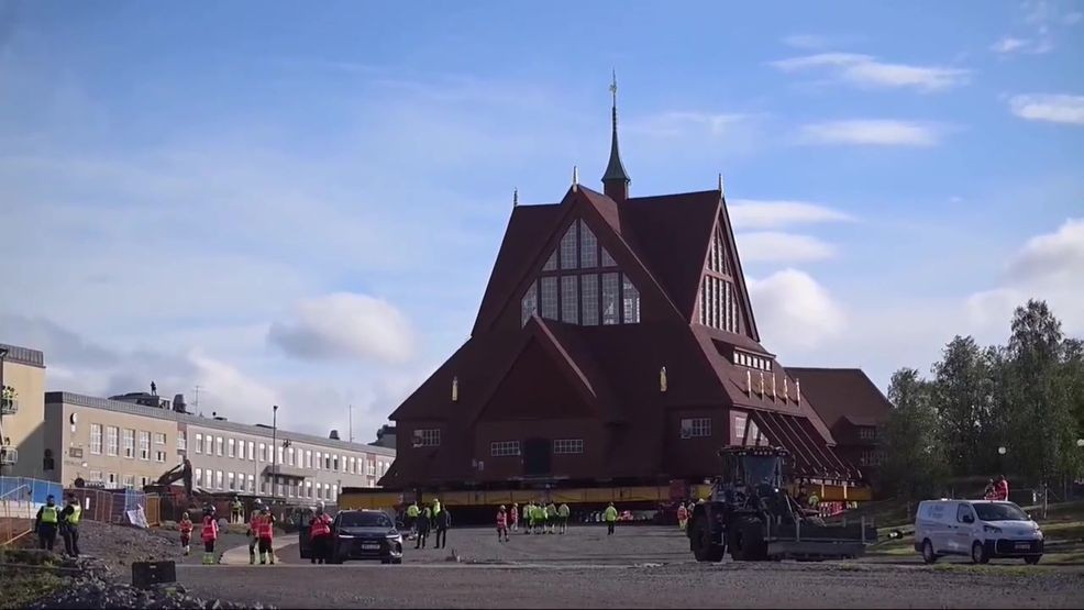 Historic 113-year-old church embarks on two-day move in Sweden station icon