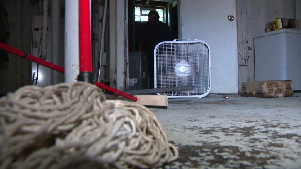 Mold growth risk after flooding; health concerns, remediation tips
