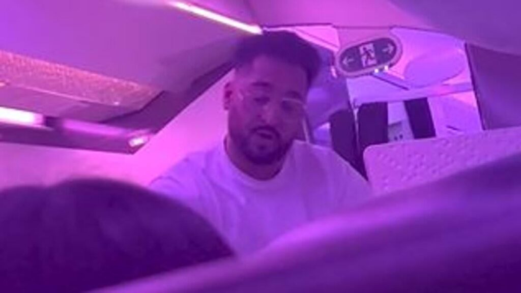 Virgin Atlantic passenger threatens to 'gang rape and set alight' stewardess in vile tirade in front of his wife and three children