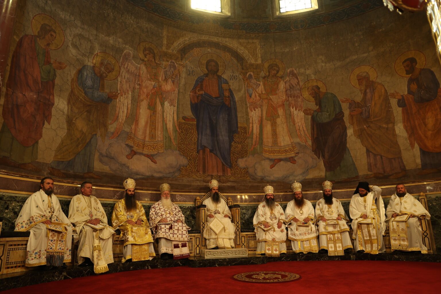 Patriarch of Bulgaria led summer Feast Day Liturgy at St. Alexander Nevsky Cathedral