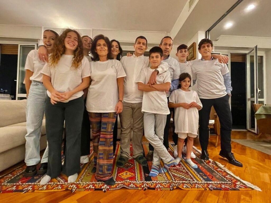 Milanese family with 10 children