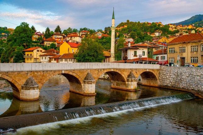 Bridges on the Miljacka River, Sarajevo, Bosnia and Herzegovina