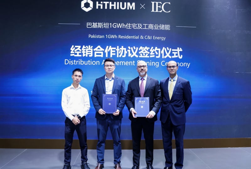 Hithium signs 1GWh residential and C&I BESS distribution agreement in Pakistan