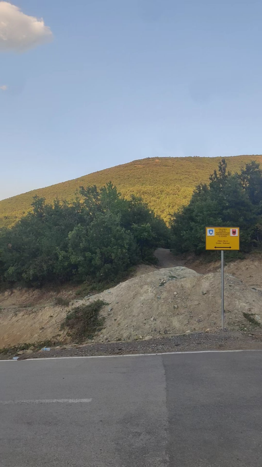The Kosovo-Albanian border