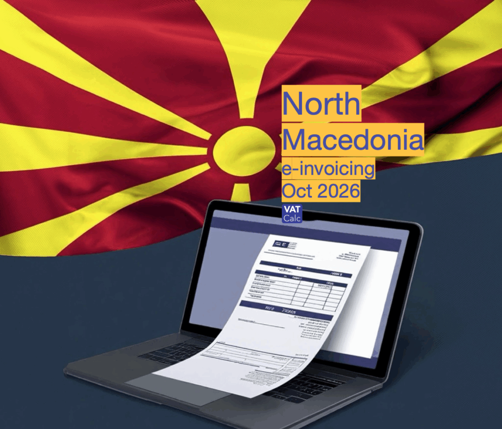 Macedonia e-invoicing mandate Oct 2026