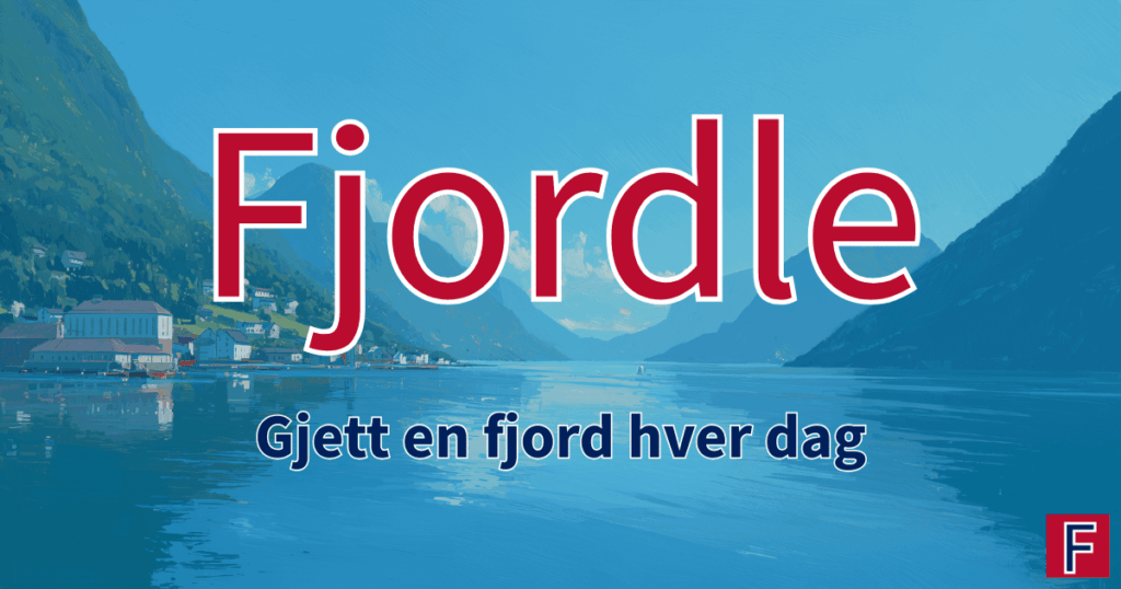 🇳🇴 Fjordle 2.0: Hints and satellite images 🏔️🌊