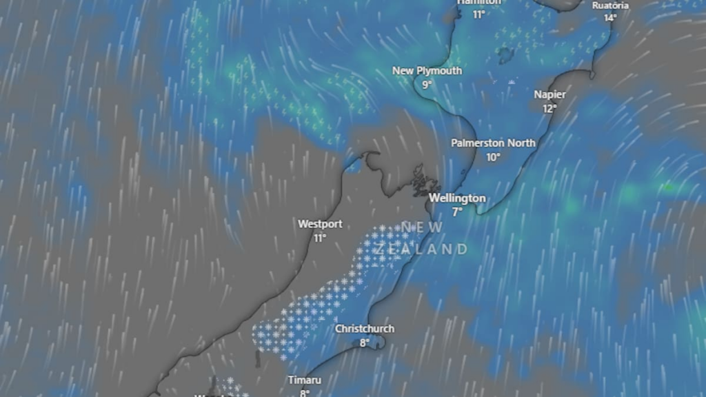 Weather: Wintry, rainy conditions forecast across New Zealand, snow inundates South Island roads