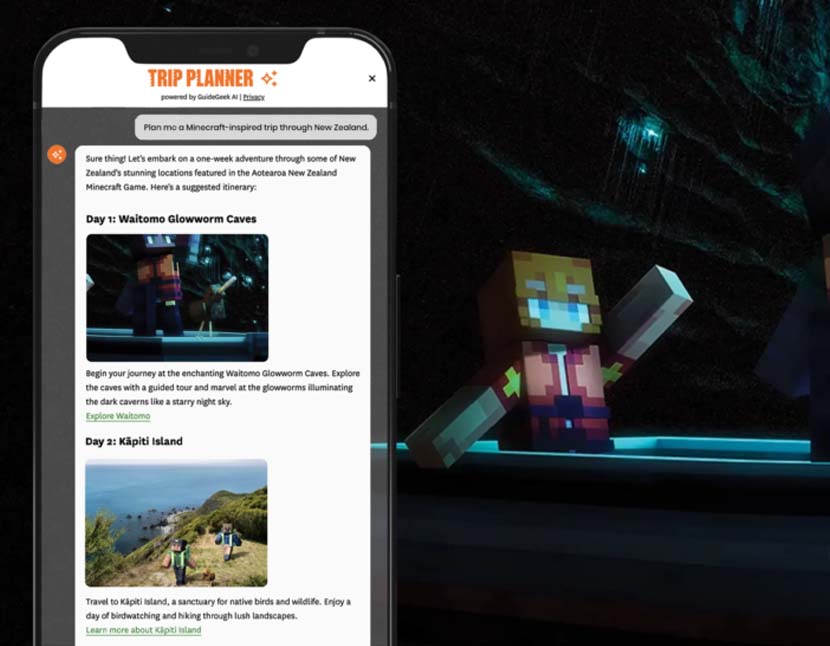 Tourism New Zealand Launches AI Trip Planner with Minecraft Integration to Inspire Global Travellers