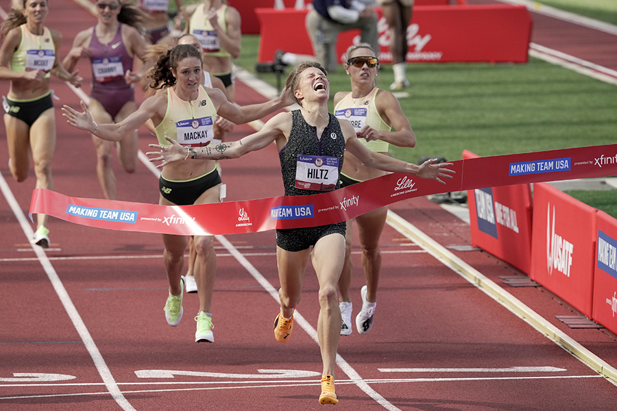 Aptos native Nikki Hiltz wins third straight USATF Outdoor title