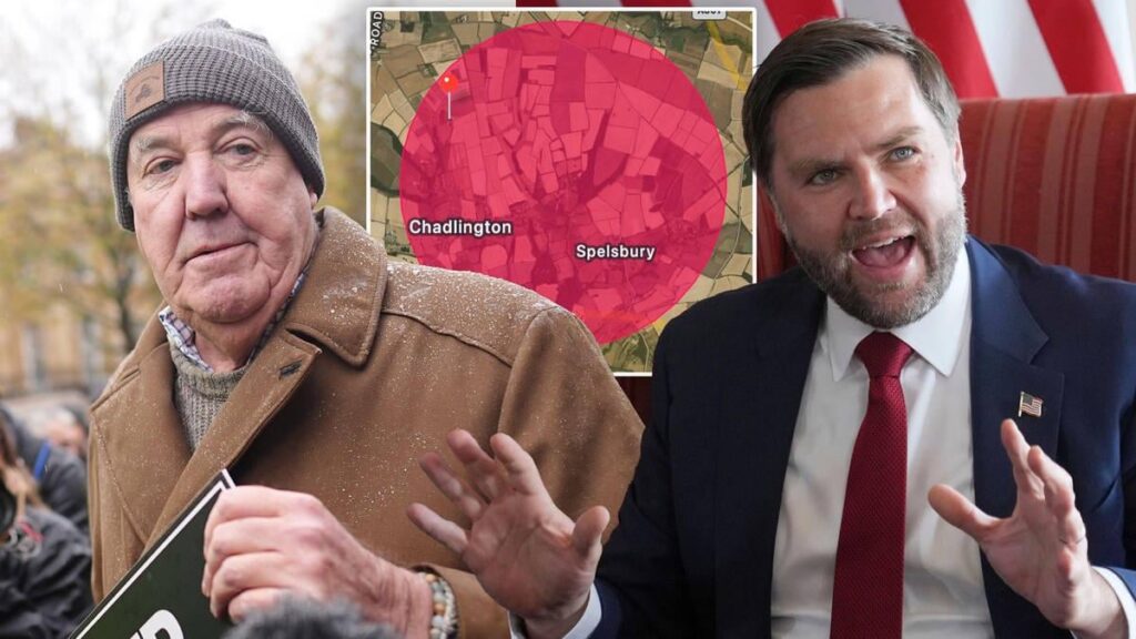 Jeremy Clarkson and Kaleb Cooper blame JD Vance visit for failed crops and filming disruption