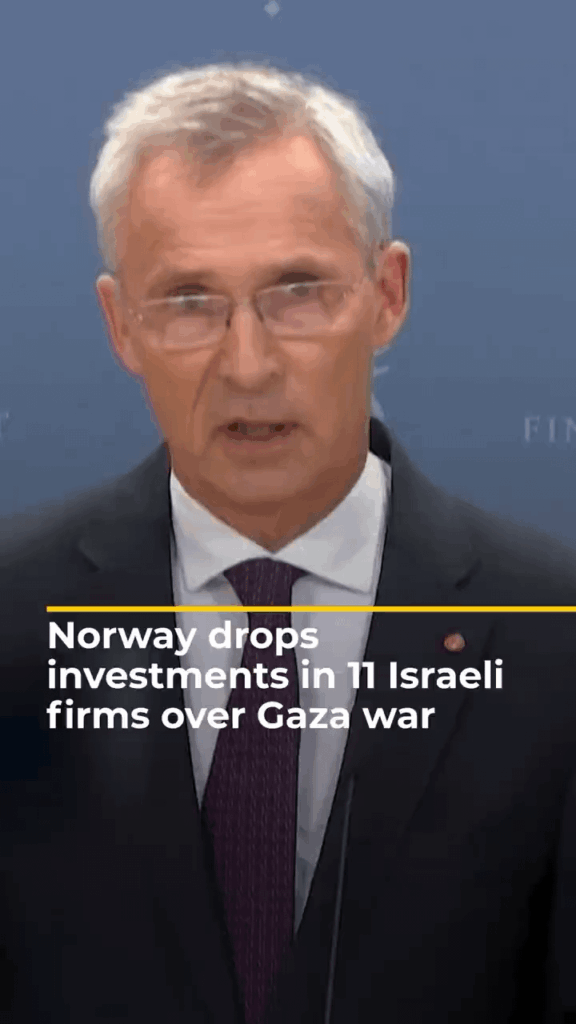 Norway drops investments in 11 “Israeli” firms over Gaza war | AJ
