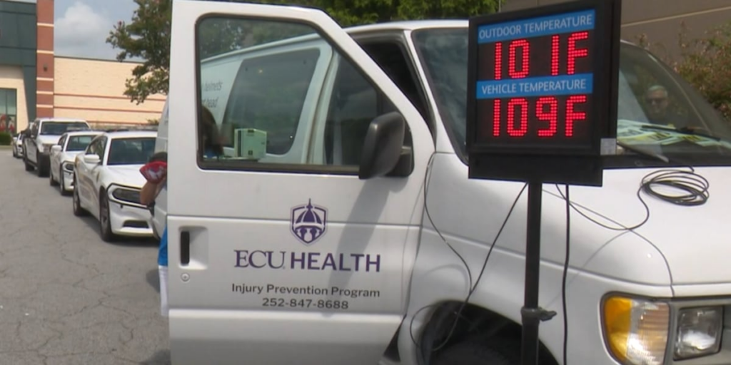 ECU Health hosts hot car safety event in Greenville